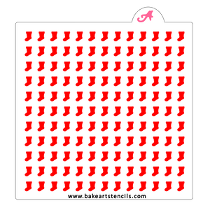 Stocking Sprinkles Stencil