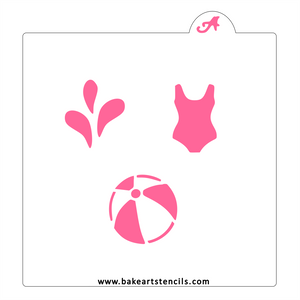 Summer Minis Stencil bakeartstencil