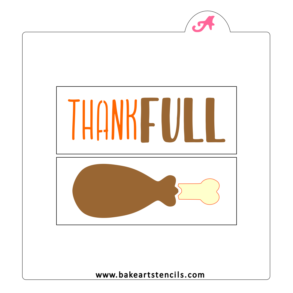 ThankFull Stack Stick Stencil bakeartstencil