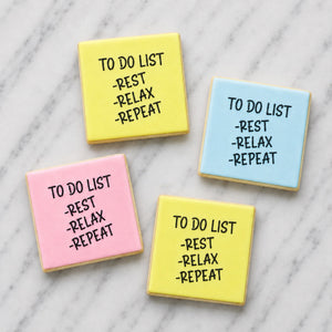 To Do List Cookie Stencil bakeartstencil