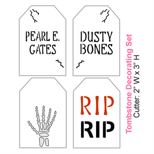 Tombstone Cutter/Stencil Set bakeartstencil