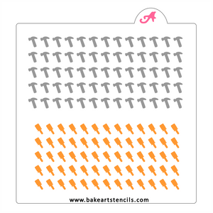 Tools Sprinkles Stencil bakeartstencil