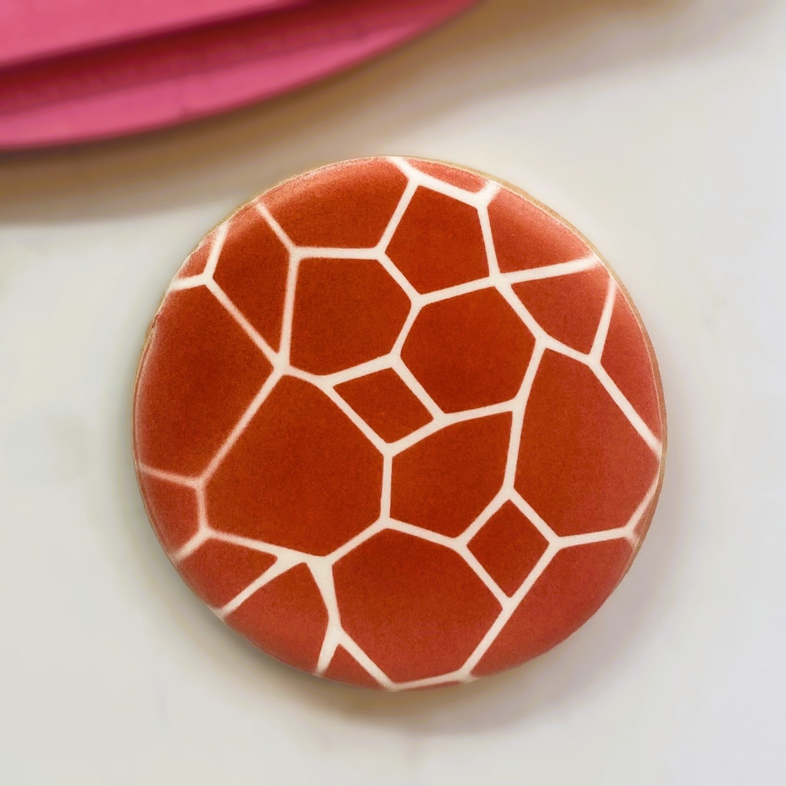 Turtle Shell Pattern Cookie Stencil bakeartstencil