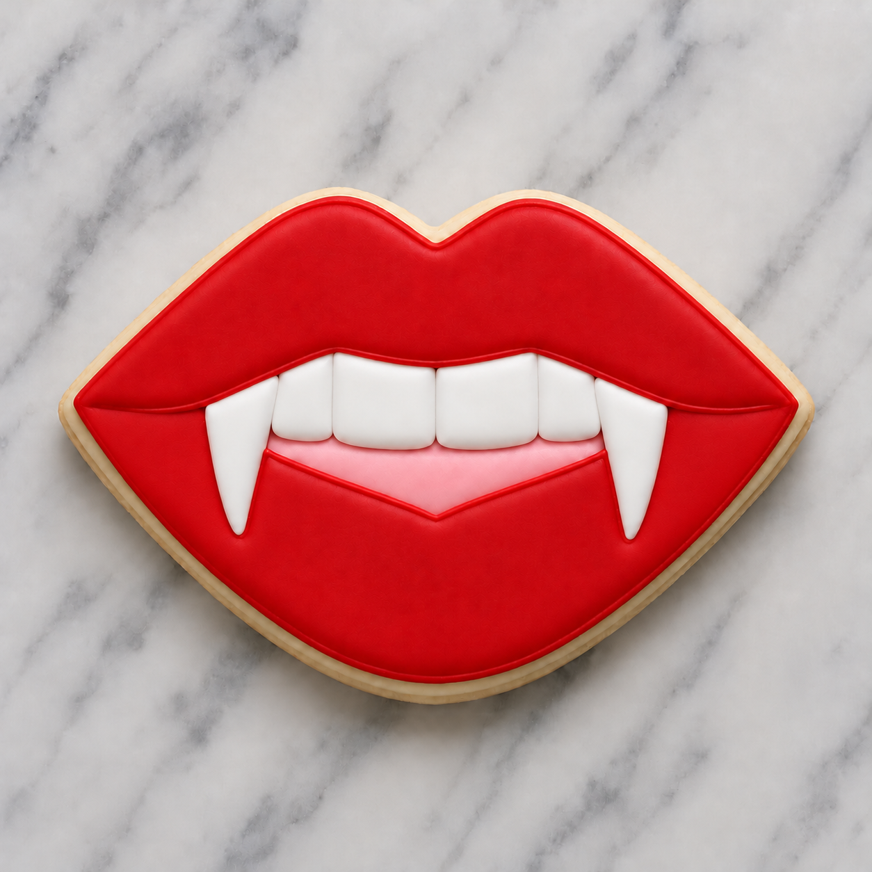 Vampire Kiss Cookie Cutter & Stencil bakeartstencil