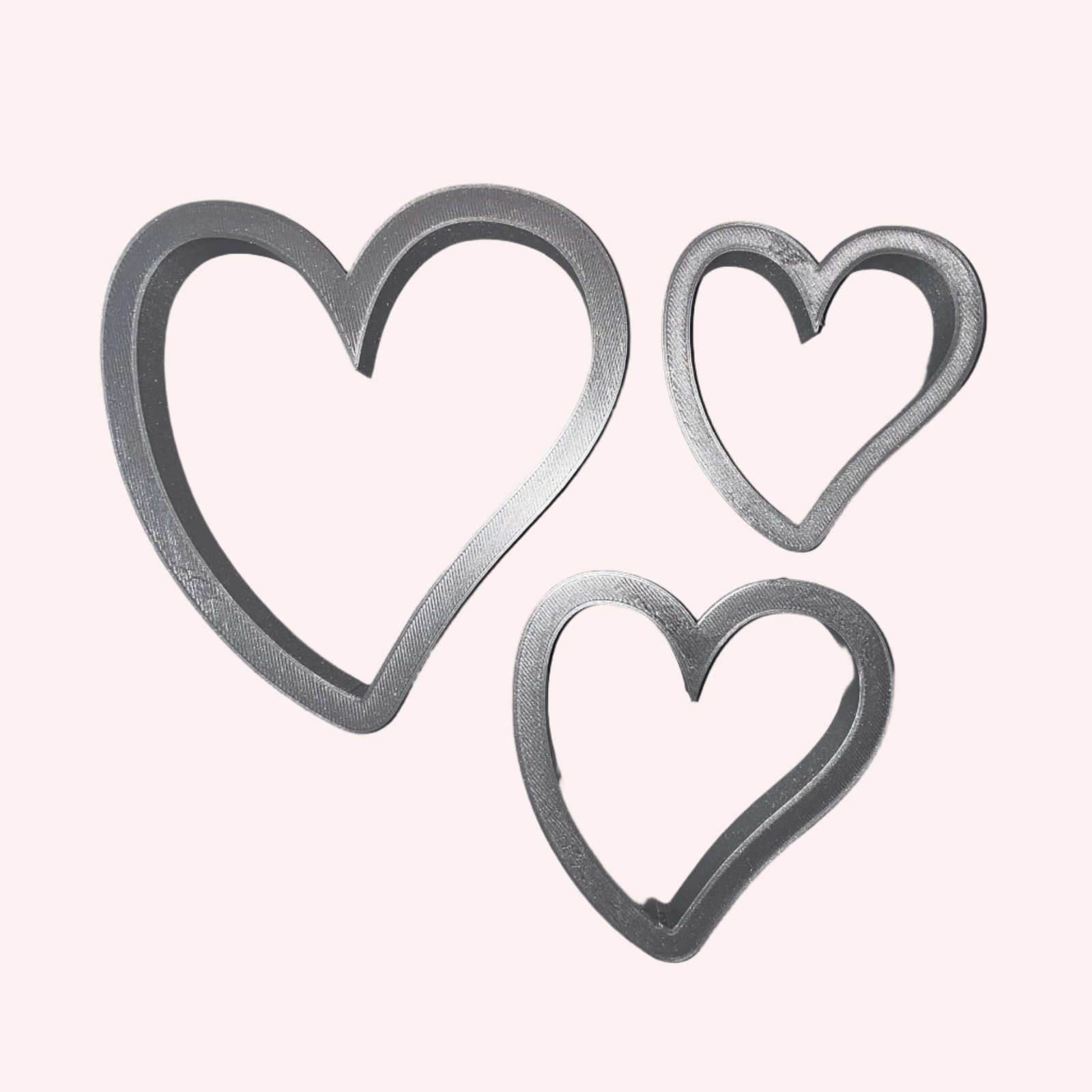 Wonky Heart Cookie Cutter bakeartstencil
