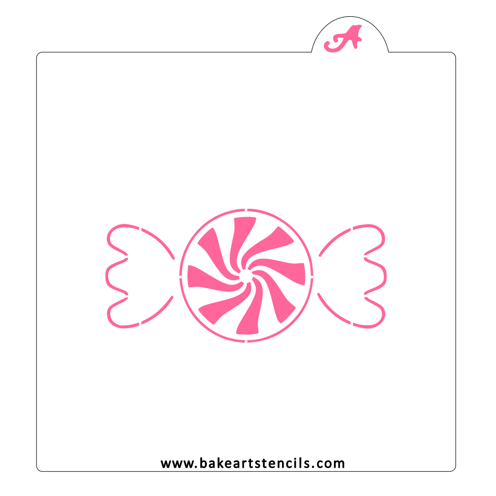 Wrapped Candy Cutter/Stencil bakeartstencil
