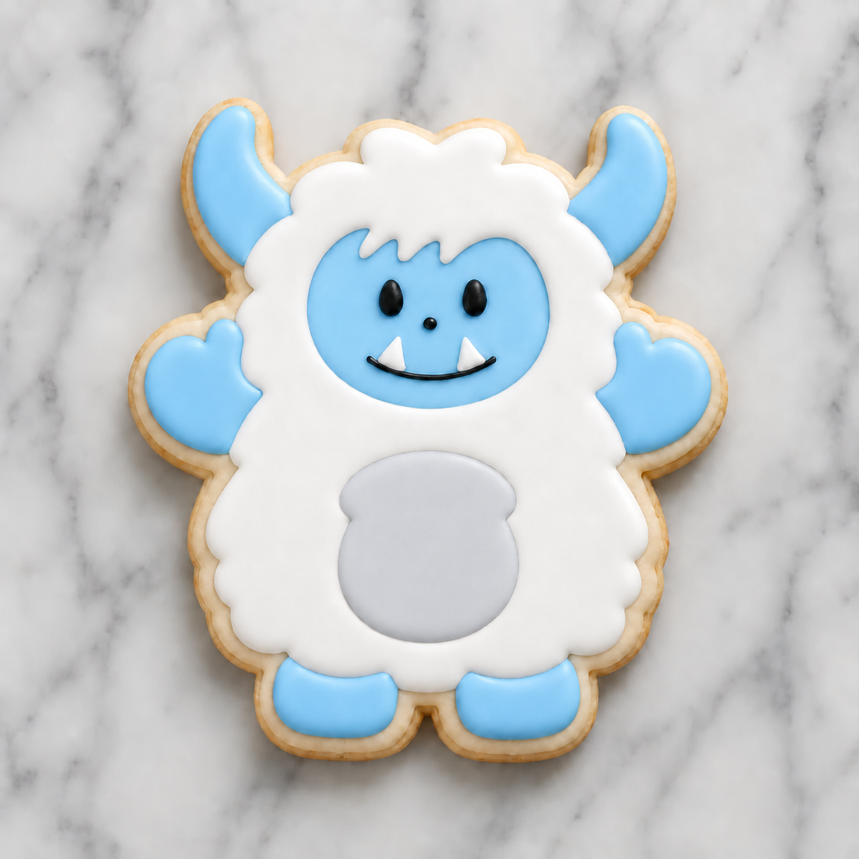 Yeti Cookie Cutter & Stencil bakeartstencil