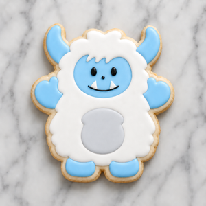 Yeti Cookie Cutter & Stencil bakeartstencil