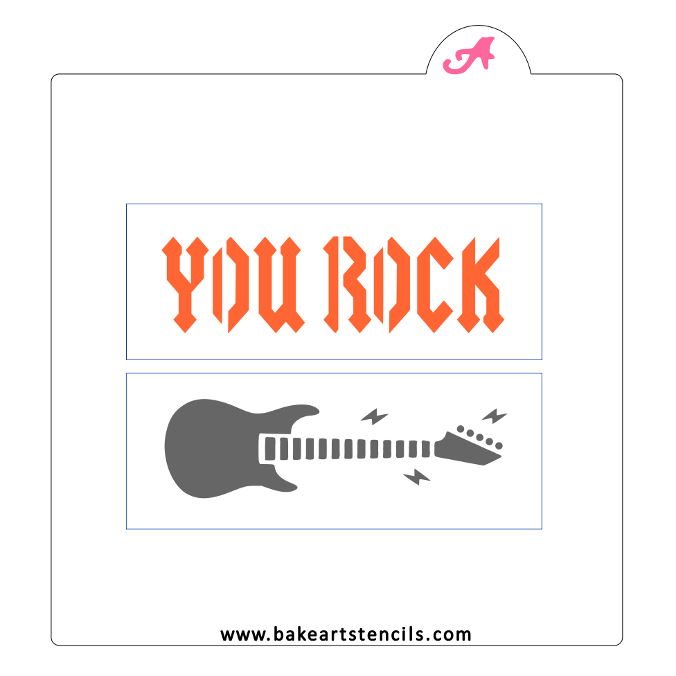 You Rock Stack Sticks Stencil bakeartstencil