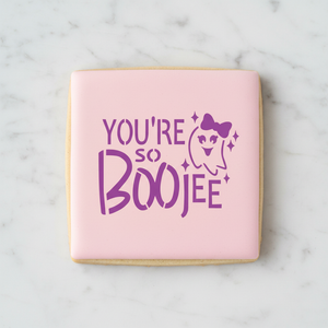 You're So BOO-jee Cookie Stencil bakeartstencil