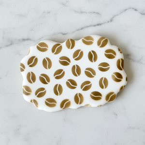 Coffee Beans Pattern Cookie Stencil bakeartstencil