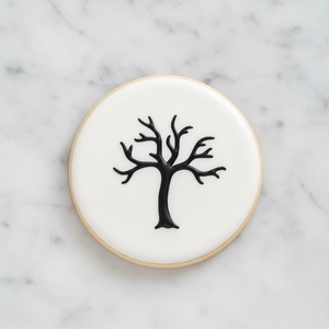 Dead Tree Cookie Stencil bakeartstencil