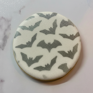 Flying Bats Cookie Stencil bakeartstencil