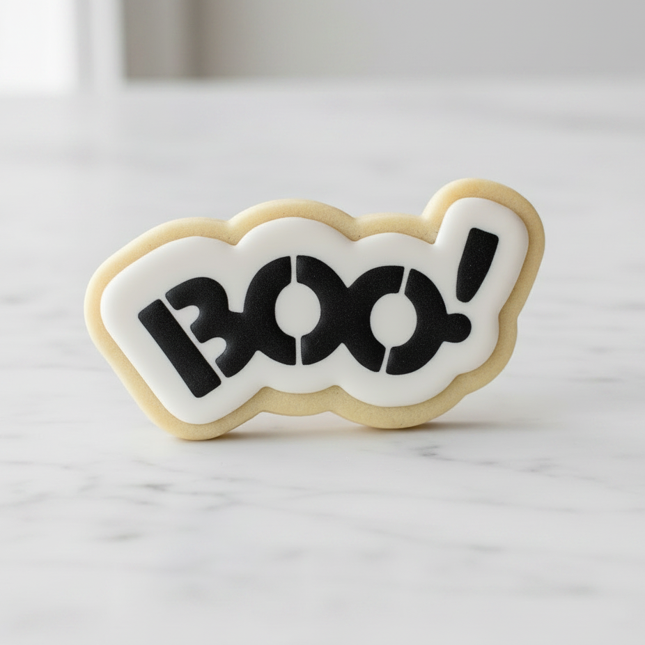 Halloween Boo Cookie Cutter and Stencil Set bakeartstencils