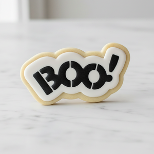 Halloween Boo Cookie Cutter and Stencil Set bakeartstencils