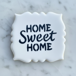 Home Sweet Home Cookie Stencil bakeartstencil