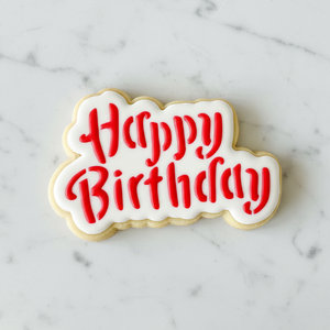 Happy Birthday Cutter & Stencil bakeartstencil