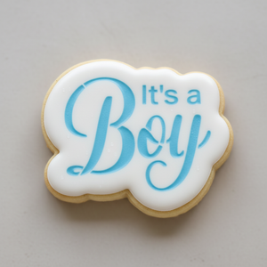It's a Boy Cutter/Stencil bakeartstencil