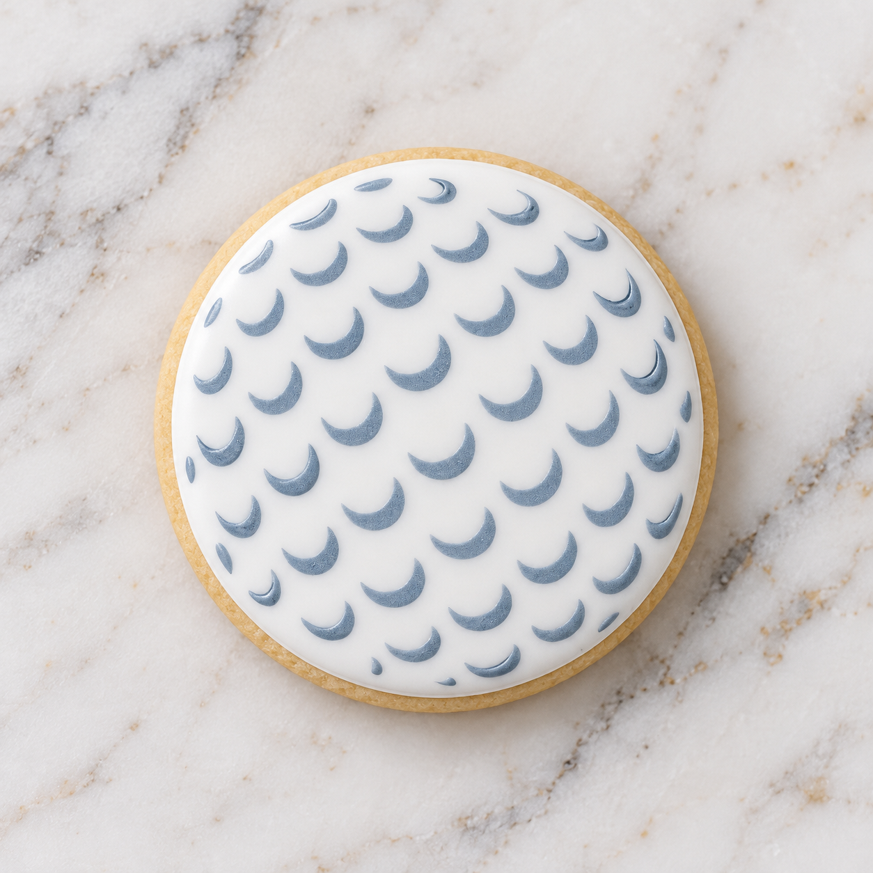 Golf Ball Cookie Stencil bakeartstencil