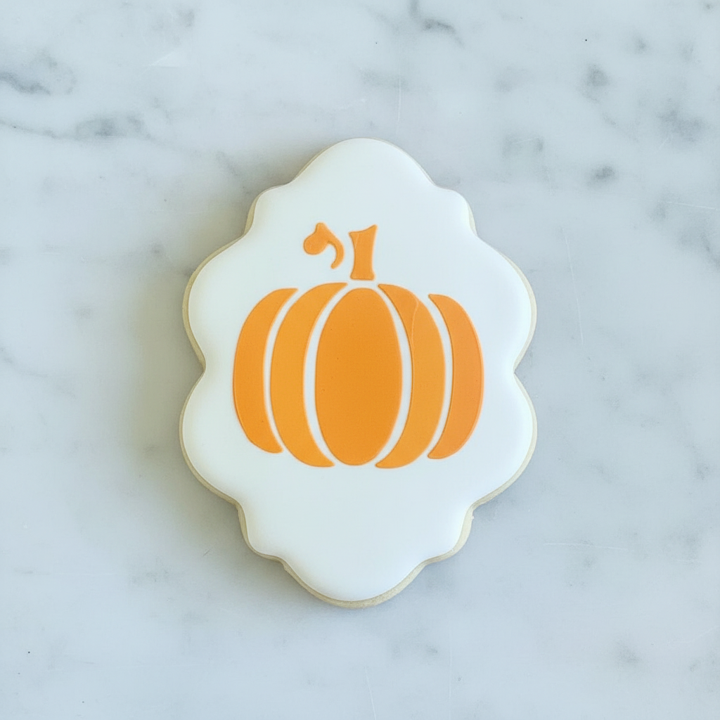 Pumpkin Cookie Stencil bakeartstencil