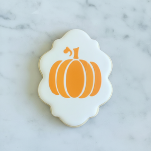 Pumpkin Cookie Stencil bakeartstencil