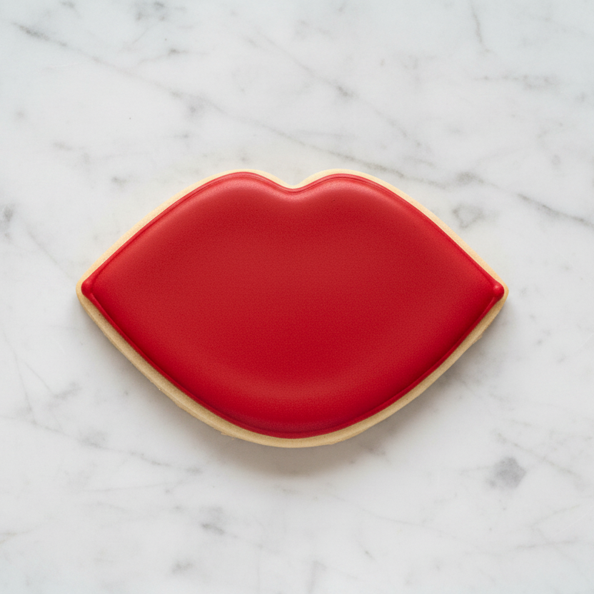 Lips Cookie Cutter, bake up some sweet kisses with this shape. 