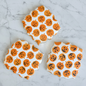Pumpkin Faces Cookie Stencil Set bakeartstencil