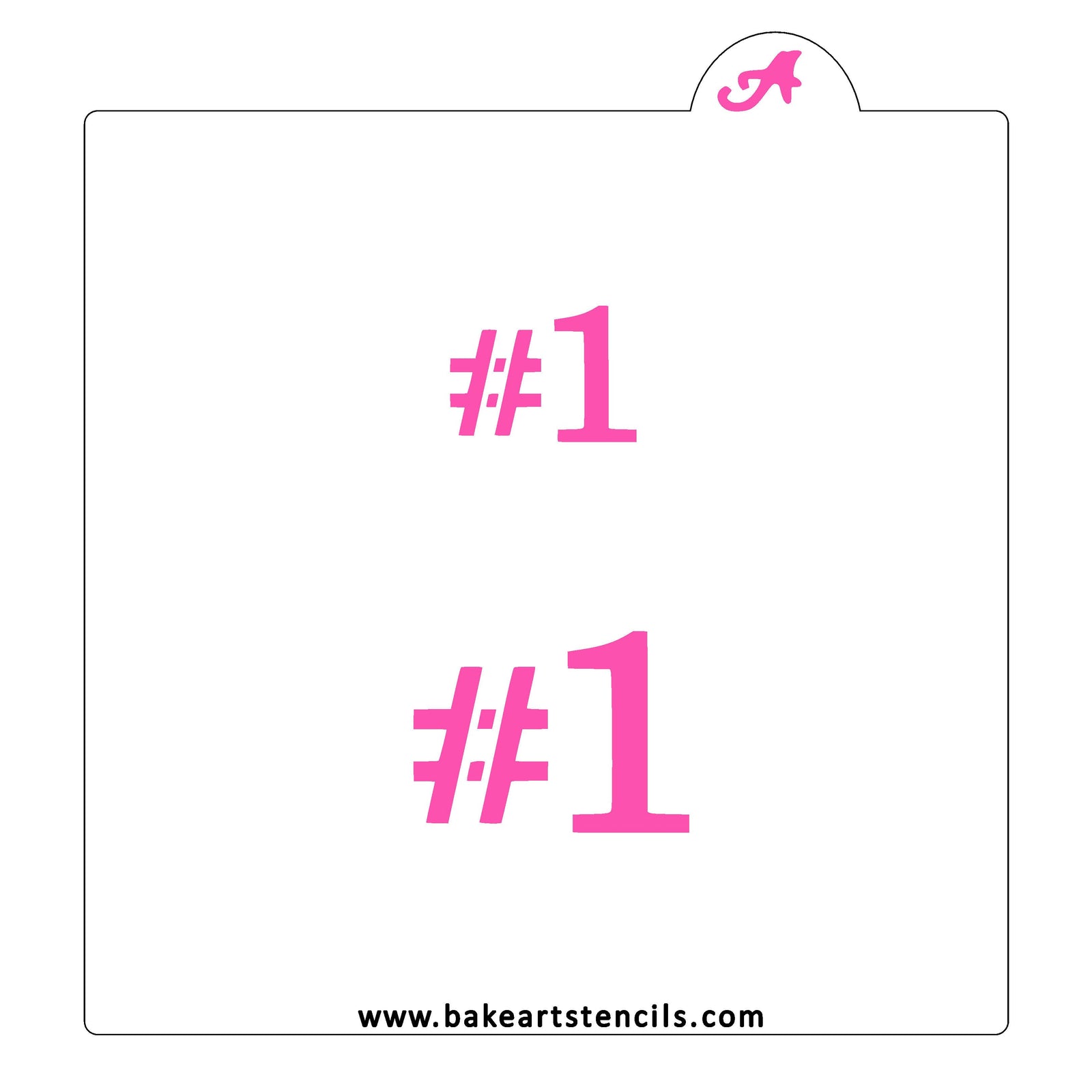 # 1 Cookie Stencil bakeartstencil