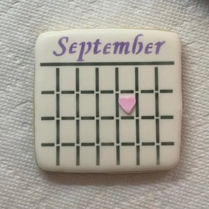 12 Month Calendar Stencil Set bakeartstencil