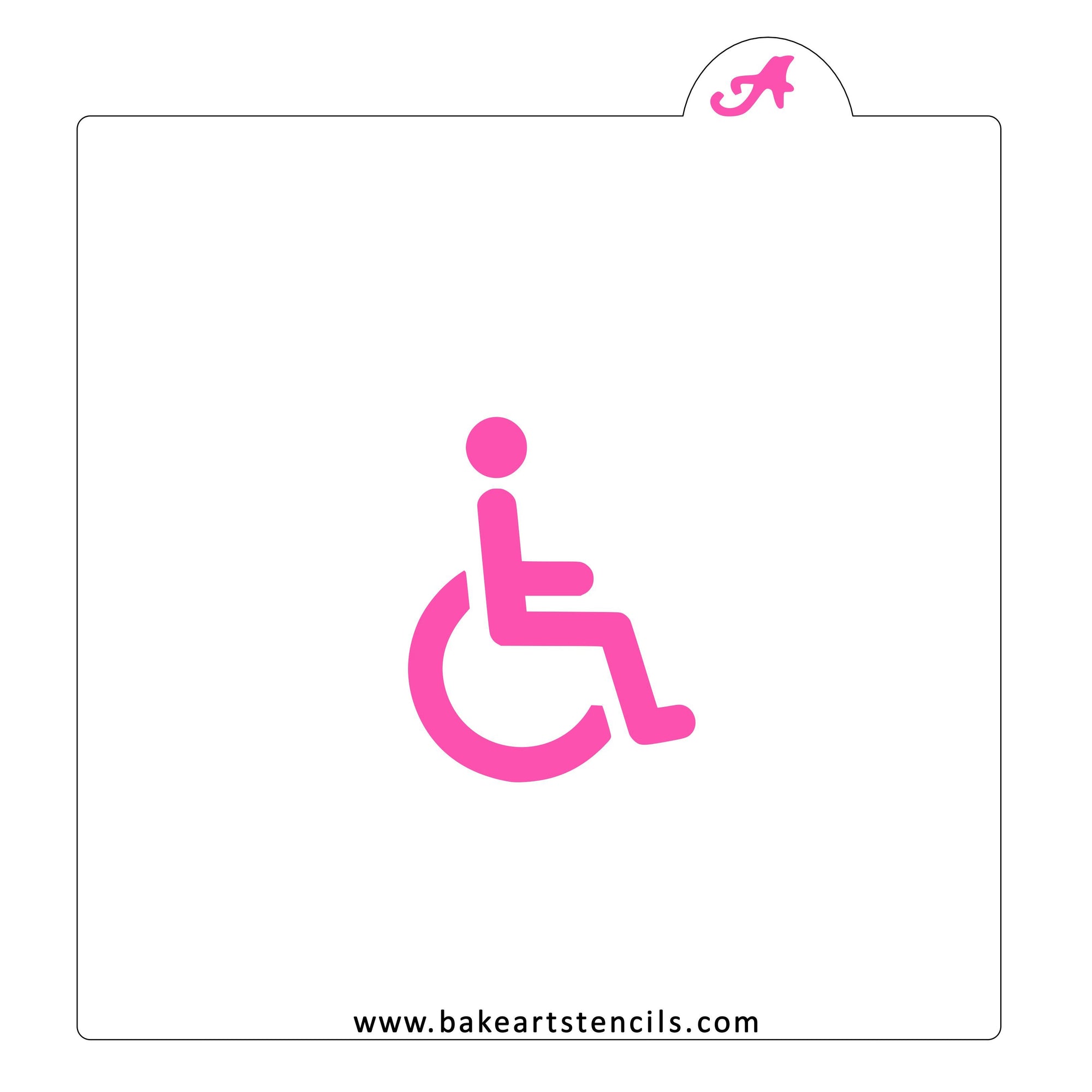 Accessible Symbol Stencil bakeartstencil