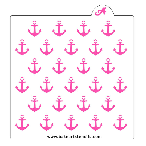 pink anchor pattern