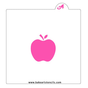 Apple Cookie Stencil bakeartstencil