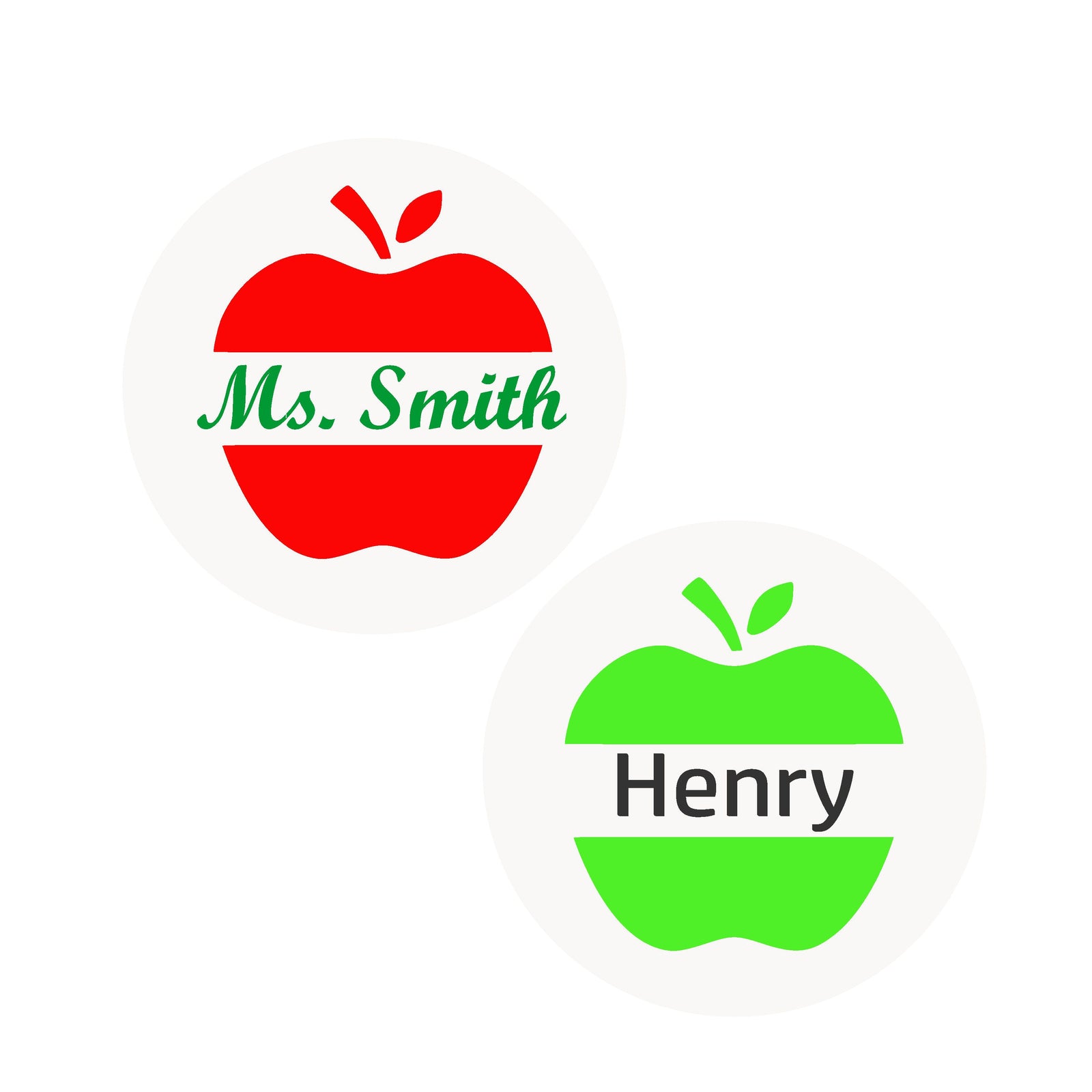 Apple Label Cookie Stencil bakeartstencil