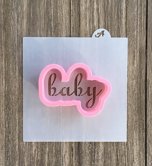 Baby Cookie Stencil with Coordinating Cookie Cutter 