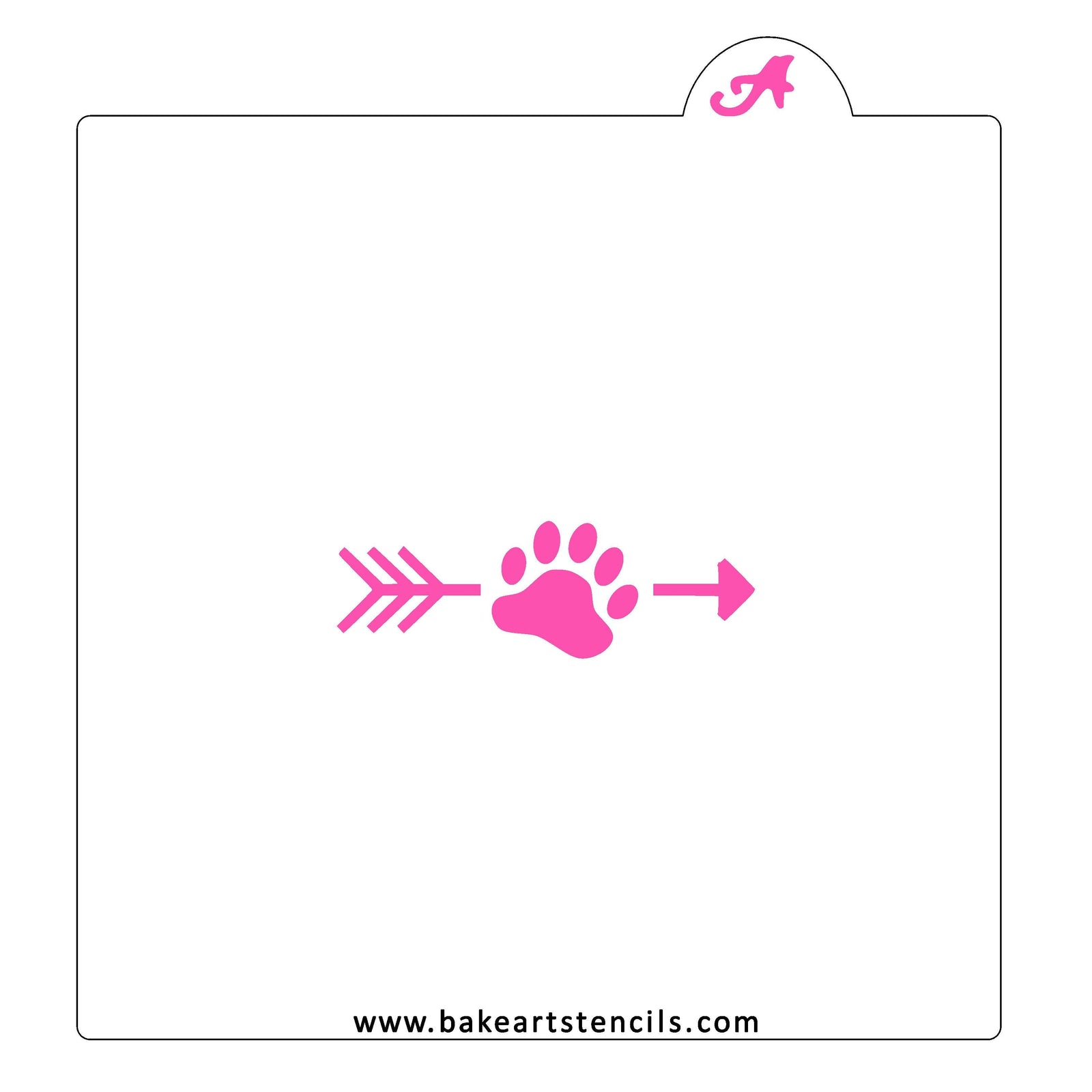 Bear Boho Chic Stencil bakeartstencil