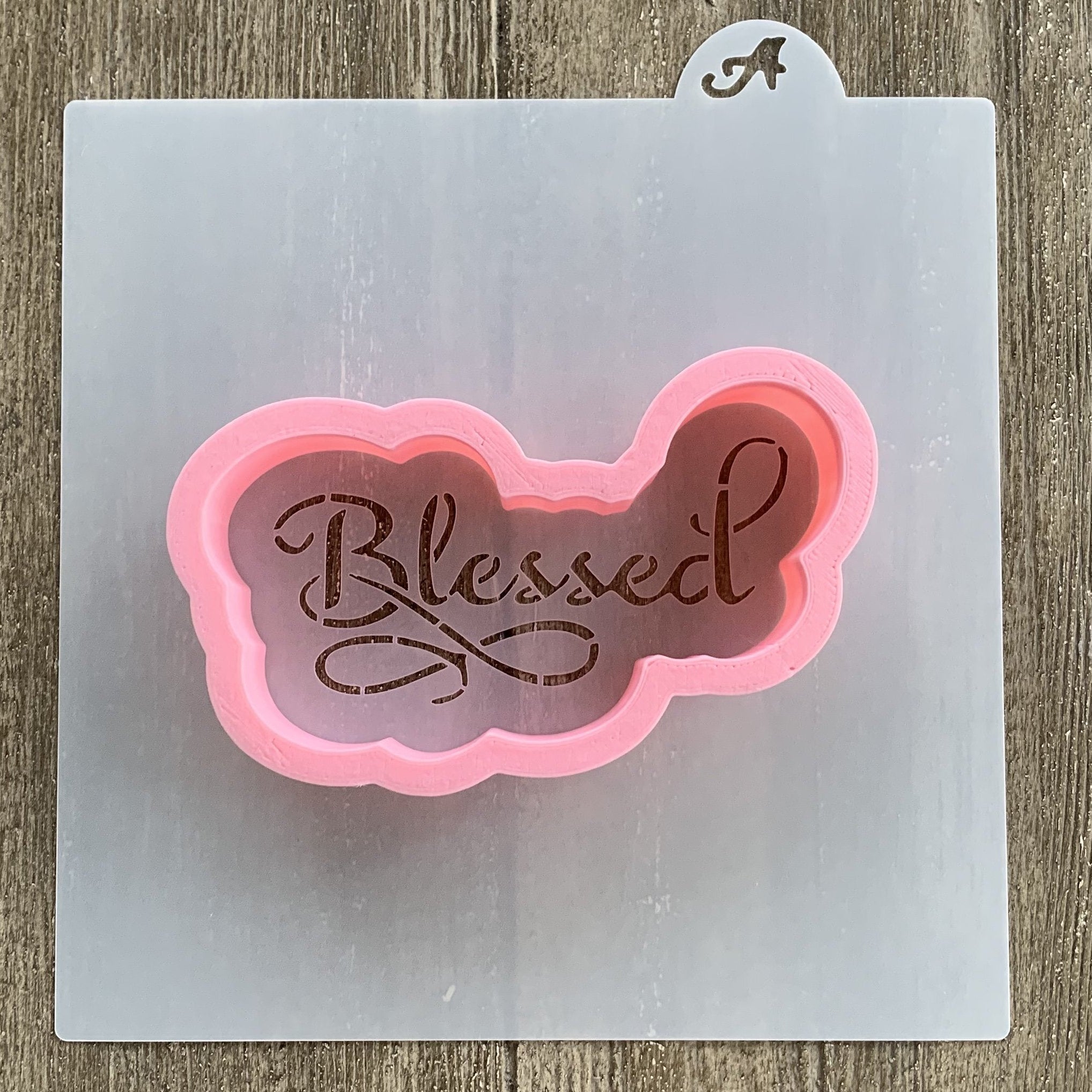 Bless Cutter Blessed Cookie Cutter/Stencil - bakeartstencils