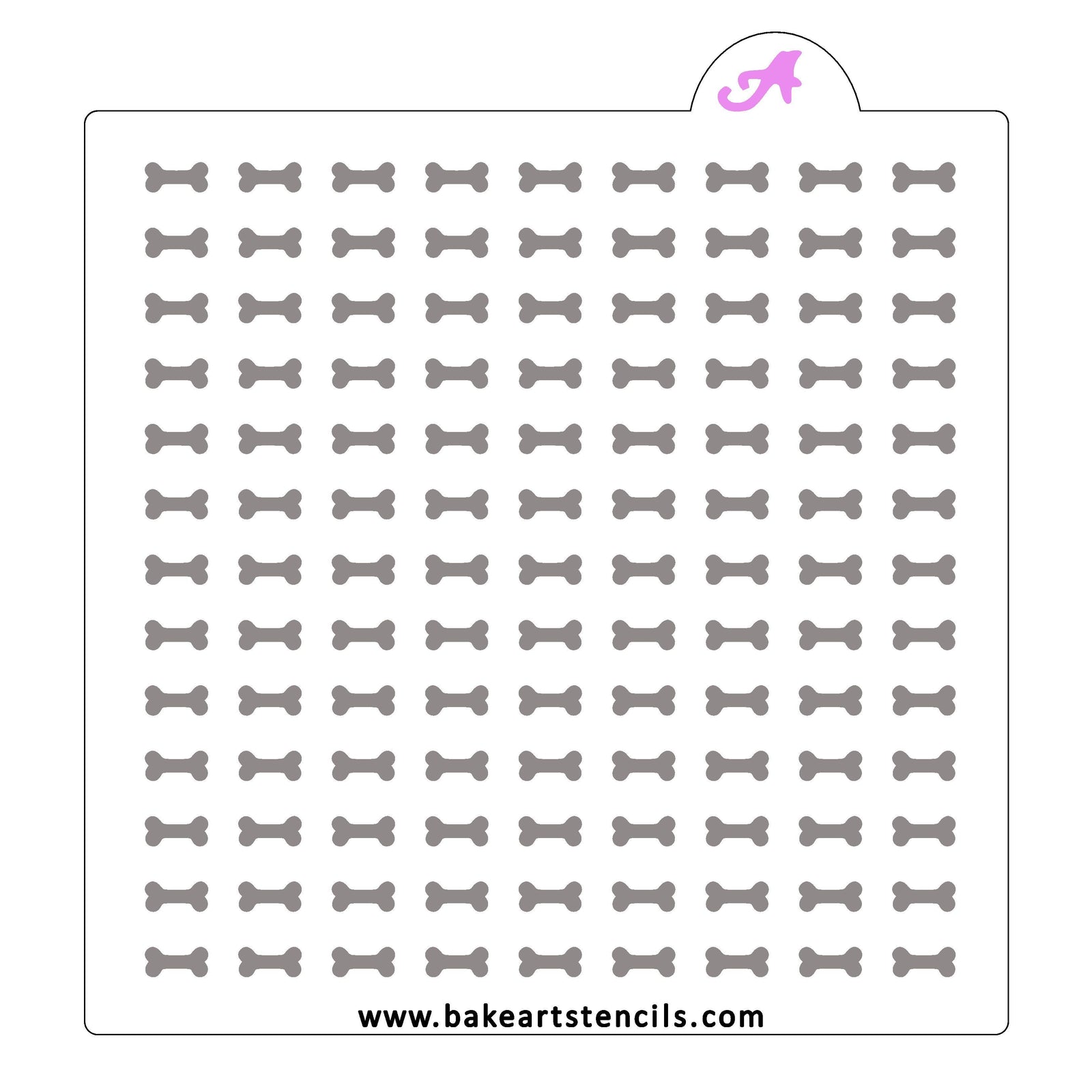 Bone Sprinkles Stencil bakeartstencil
