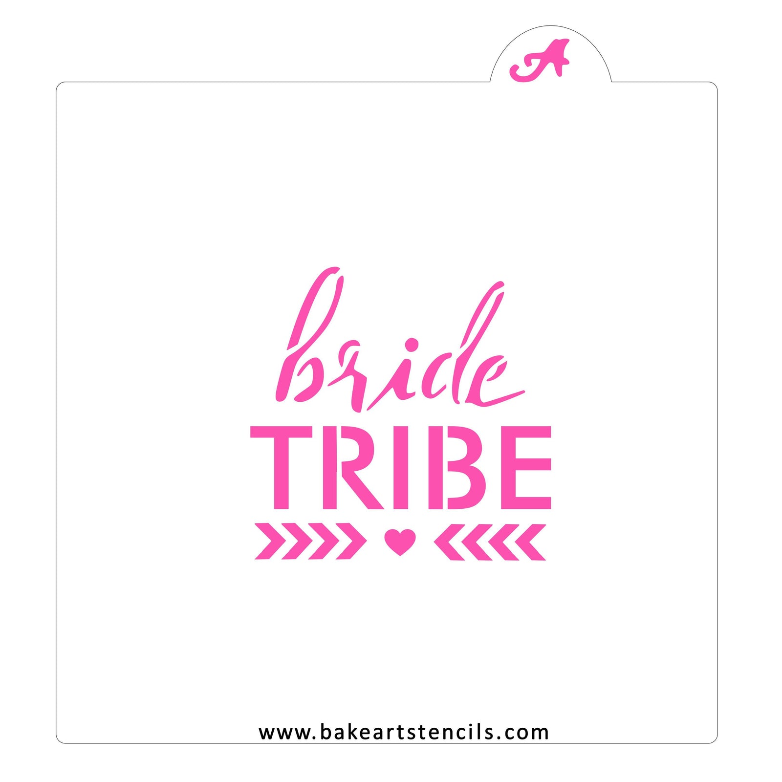 Bride Tribe Cookie Stencil bakeartstencil