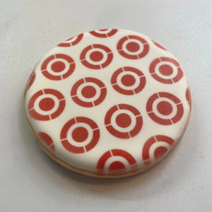Bullseye Pattern Cookie Stencil bakeartstencil