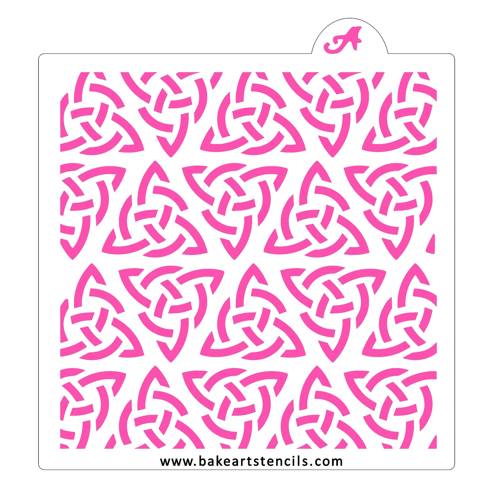 Celtic Knots Pattern Stencil bakeartstencil