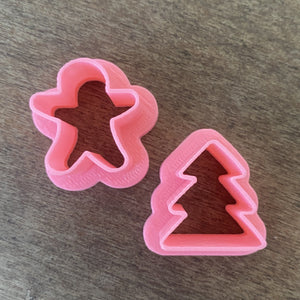 Christmas Tic Tac Toe Cookie Decorating Set bakeartstencil