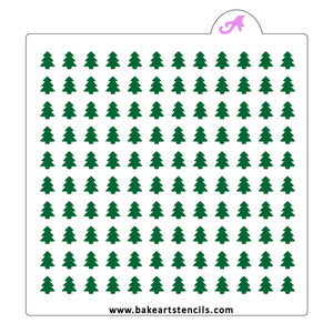 Christmas Tree Sprinkles Stencil bakeartstencil