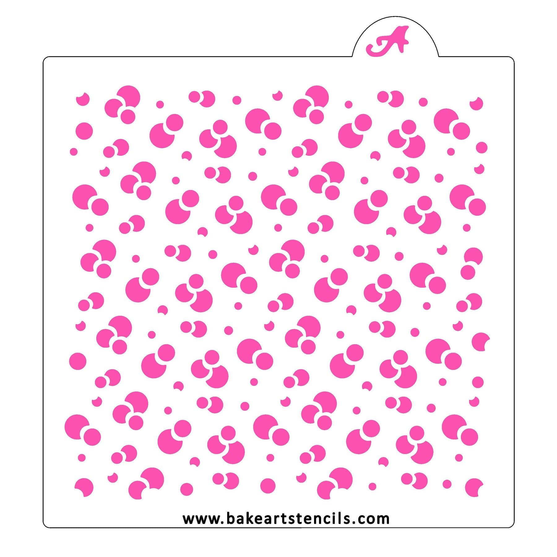 Polka Dot Patterns - bakeartstencils