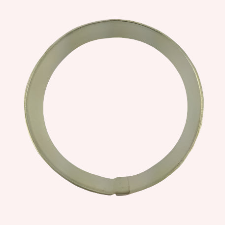 Circle Cookie Cutter, available in 3 sizes, rust proof metal for cookie decorating.