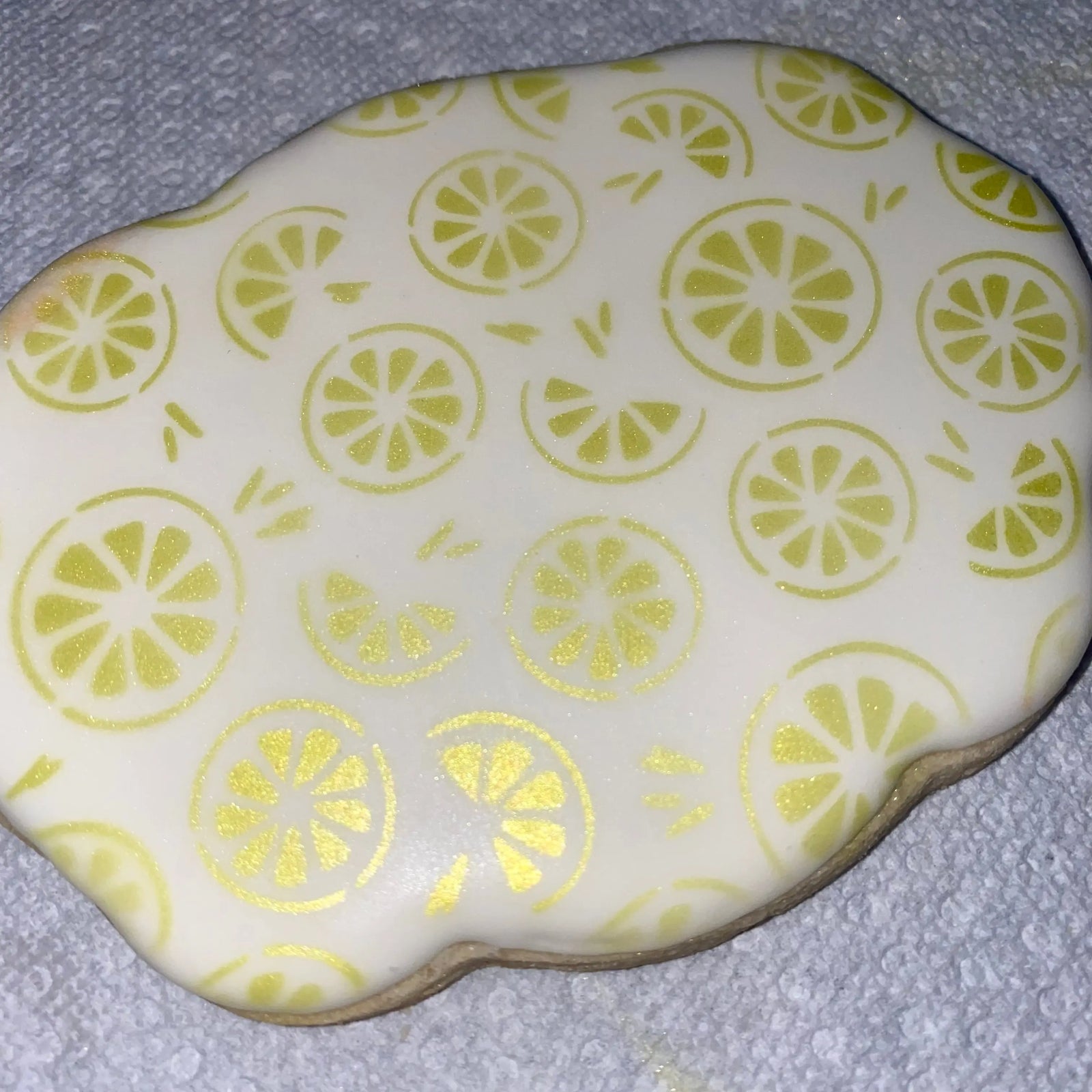 Citrus Squeeze Cookie Stencil bakeartstencil