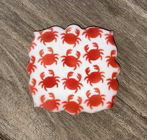 Crabby Crab Pattern Stencil bakeartstencils