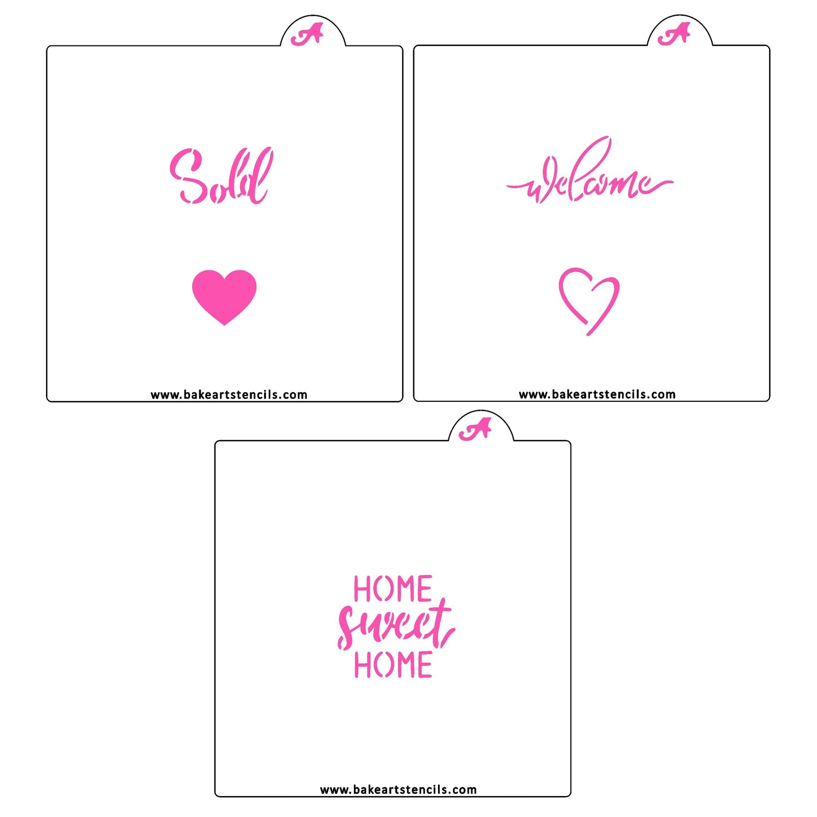 Custom New Home bakeartstencil