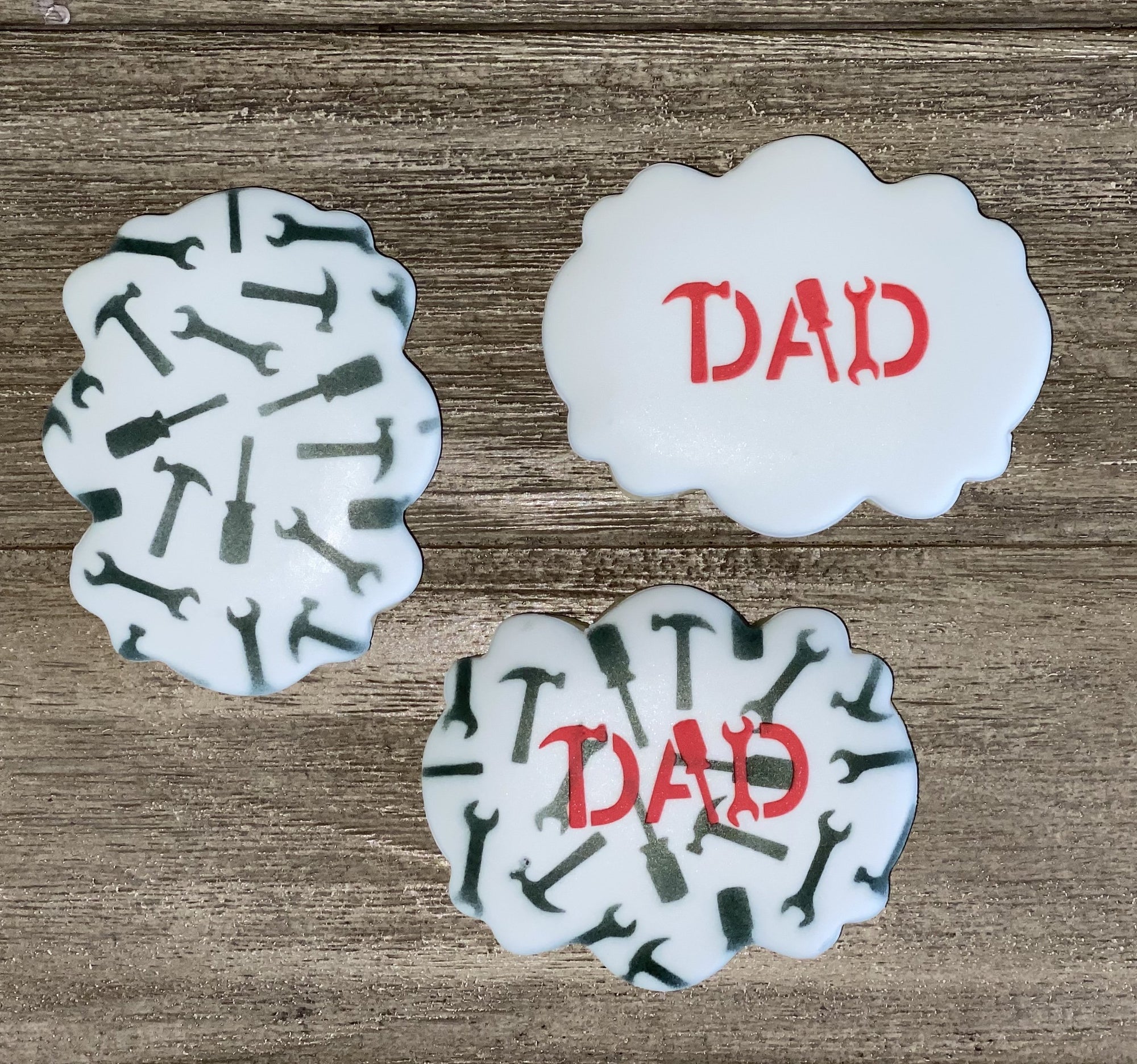 Dad Tools Cookie Stencil bakeartstencil