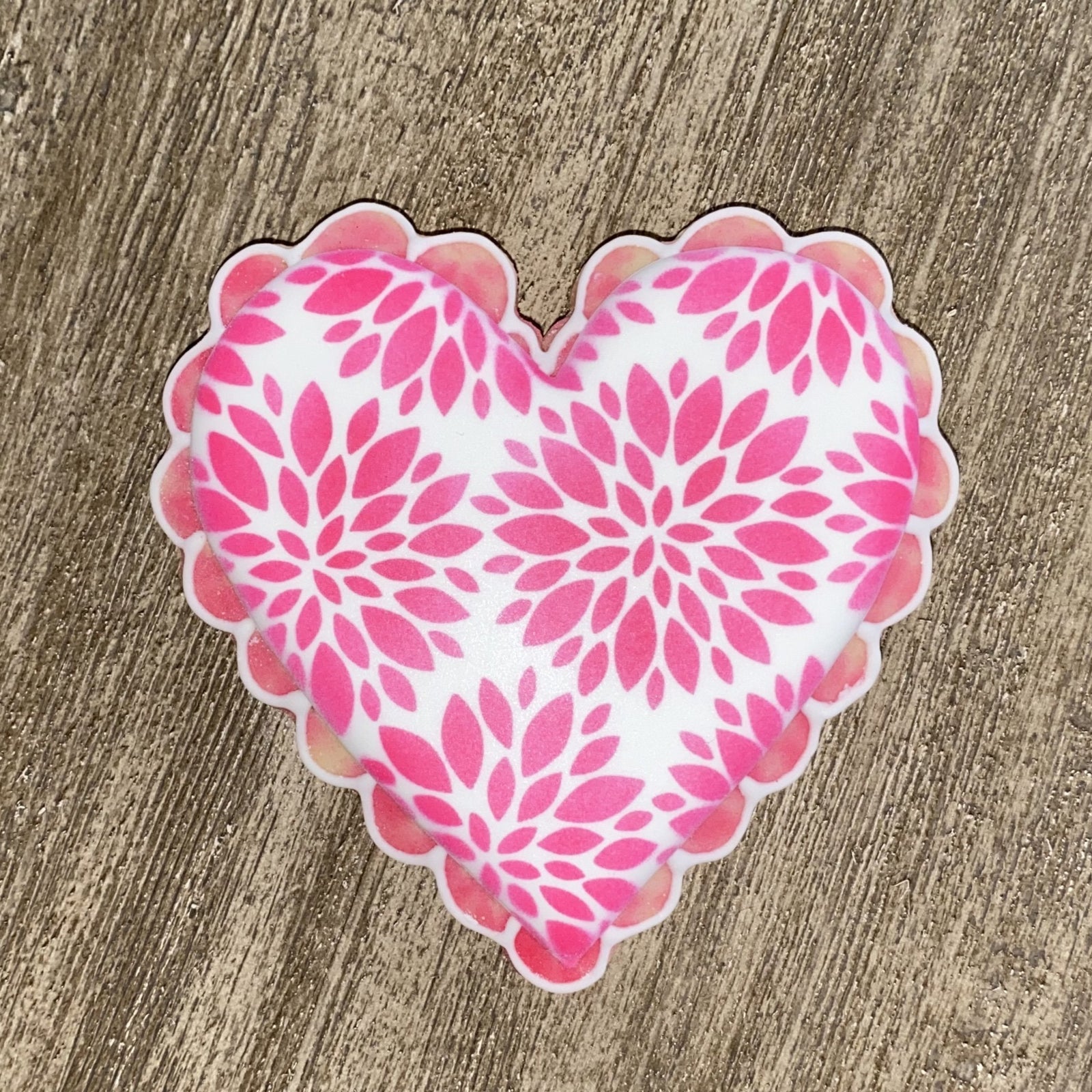 Dahlia Flowers Pattern Stencil bakeartstencil