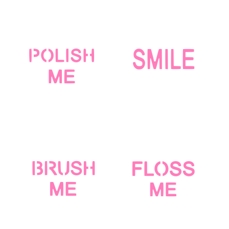 Dentist Sayings Stencil Set bakeartstencil